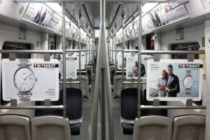 διαφήμιση στο Μετρό