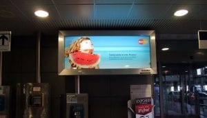 διαφήμιση στο αεροδρόμιο Θεσσαλονίκης