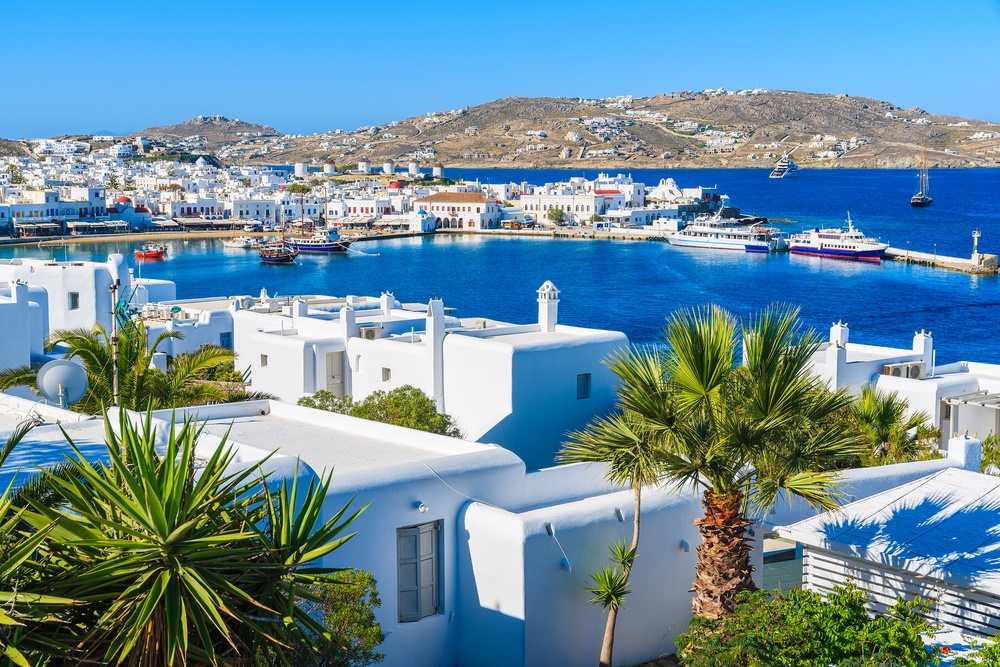 Διαφήμιση στο Αεροδρόμιο της Μυκόνου