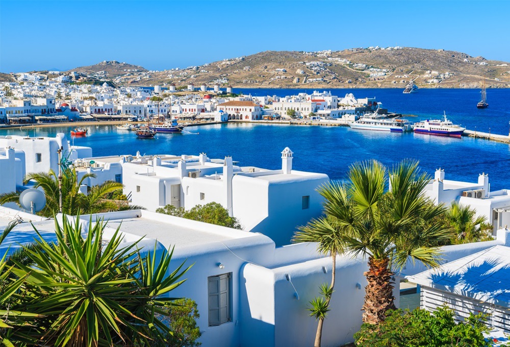 Διαφήμιση στο Αεροδρόμιο της Μυκόνου